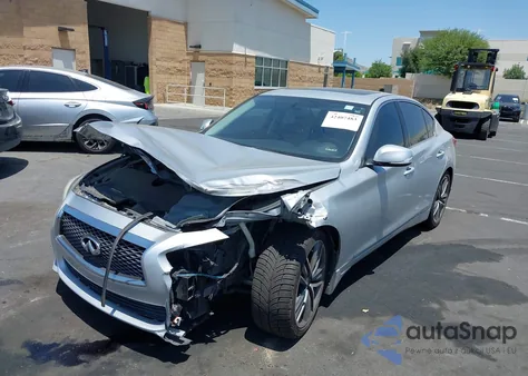 2014 Infiniti Q50 Premium из США, поврежденный, VIN JN1BV7AP3EM679697